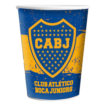 Vasos Descartables De Boca Juniors Oficiales Pack 8 Unidades Vasos Descartables De Boca Juniors Oficiales Pack 8 Unidades