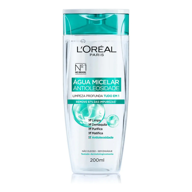 Água Micelar Efeito Matte 5 em 1 L'Oréal Paris Água Micelar Efeito Matte 5 em 1 L'Oréal Paris