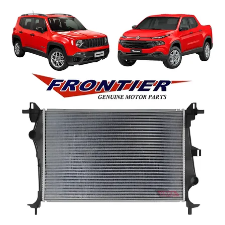 Radiador Água Renegade Toro 2.0 Flex 2016-2022 Frontier