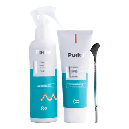 Kit Spa Dos Pes Podol Com Ureia Amolecedor E Hidratante