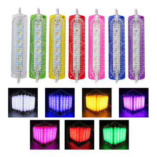 20 Módulos 6 Led Acrilico Alta Intensidad Color A Elegir 12v 20 Módulos 6 Led Acrilico Alta Intensidad Color A Elegir 12v