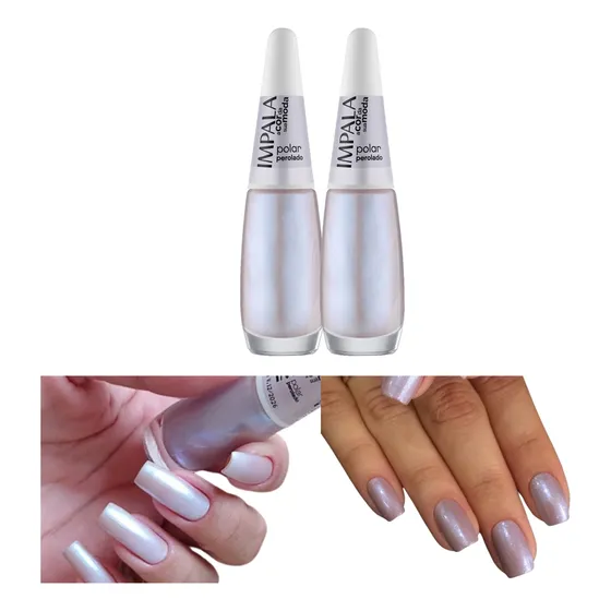 Kit Esmalte Impala Polar Lilás Perolado A Cor Da Sua Moda