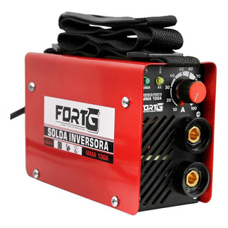 Máquina De Soldasoldadora Fortg Inversora Mma 100a - Vermelho Máquina De Soldasoldadora Fortg Inversora Mma 100a - Vermelho