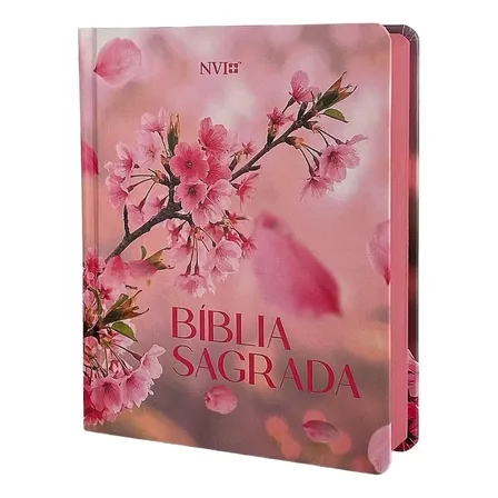 Bíblia Sagrada Feminina Capa Dura Floral Versão Nvi