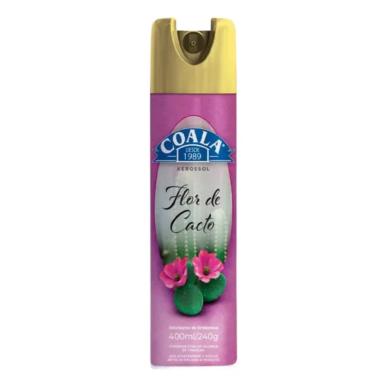 Odorizante De Ambiente Aerosol Coala Flor De Cacto 400ml