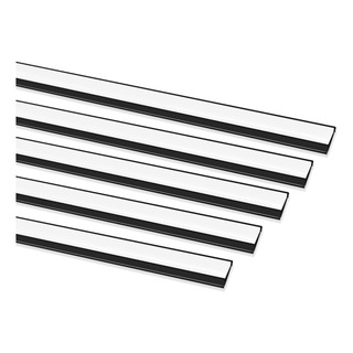 Kit 5 Metros Perfil Alumínio Sobrepor Slim P/ Fita Led Kit 5 Metros Perfil Alumínio Sobrepor Slim P/ Fita Led