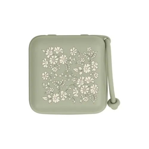 Porta Chupetes Caja Estuche Bibs Liberty Color Sage Capel