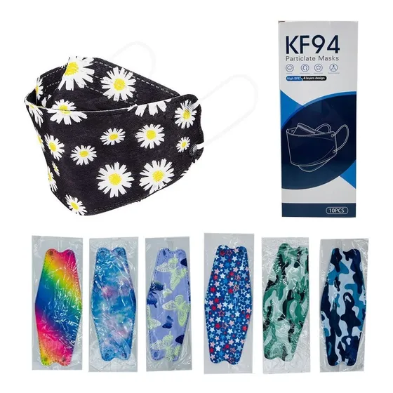 Mascarilla Kn94 Kn95 Mujer Hombre Con Diseños /100 Un