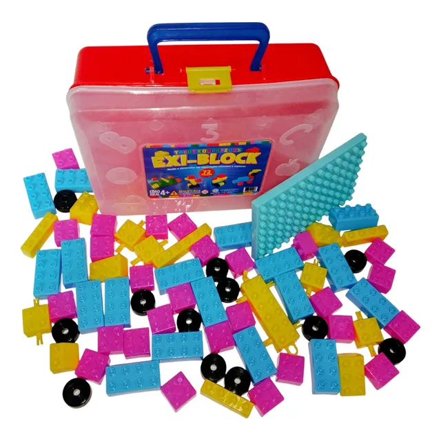 Bolso De Tacos Leg Pequeños Jugue Didáctico Bloques Armables
