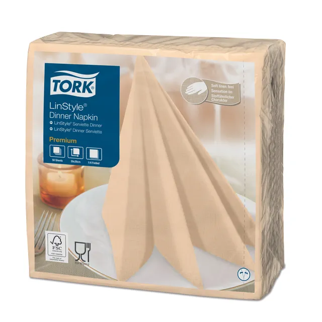 Servilleta De Tela Tork Linstyle X 50un