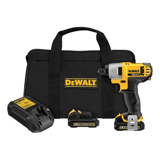 Llave Impacto 1/4puLG Dewalt Dcf81552 Inalámbrico 12v