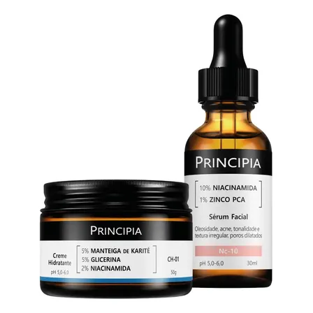 Principia Kit Niacinamida Com Hidratante Diário