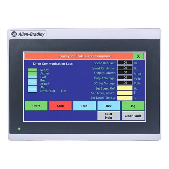 Panelview 800 Hmi Allen Bradley 7 In. 2711r-t7t