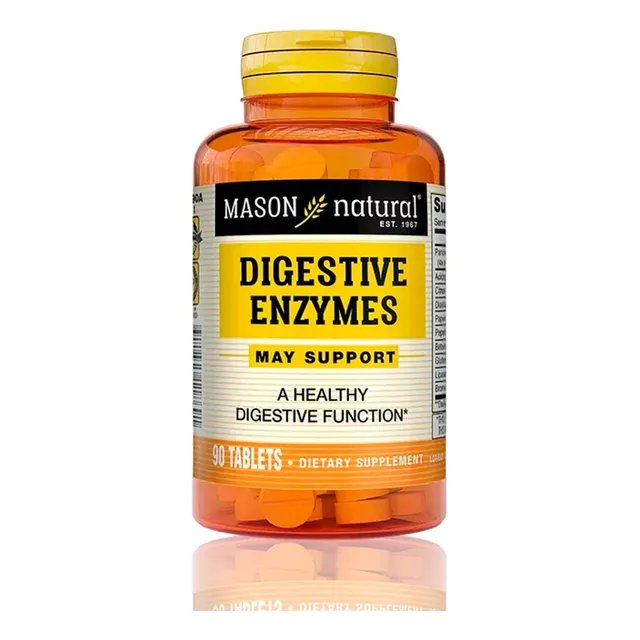 Enzimas Digestivas Mason 90 Tabletas