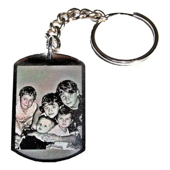 Foto Llavero Acero Personalizado Identidad 25x40mm