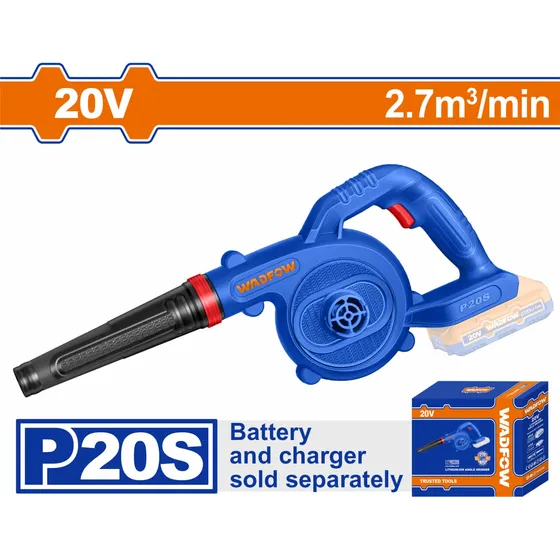Sopladora Inalambrica 20v 2.7m Bateria No Incluida Wadfow