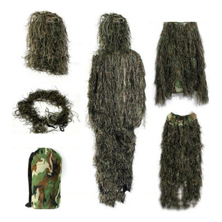 Traje De Camuflaje De Francotirador Para Niños, Ropa Ghillie Traje De Camuflaje De Francotirador Para Niños, Ropa Ghillie