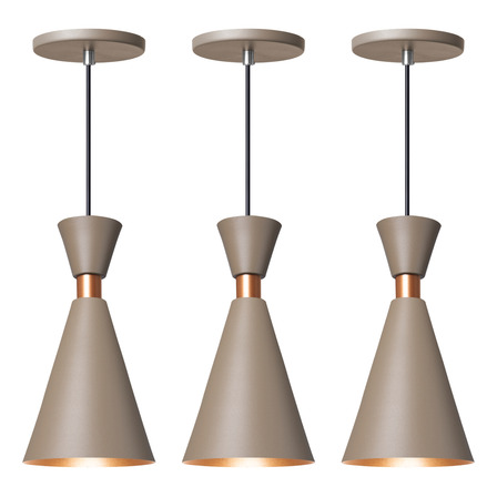 Kit 3 Pendente Lustre Luminária Mini Pequim Fendi 24cm Iluminar Ambiente Kit 3 Pendente Lustre Luminária Mini Pequim Fendi 24cm Iluminar Ambiente