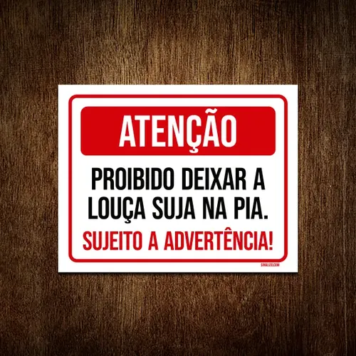 Placa Banheiro Interditado Sinalizo Poliestireno 30x10cm