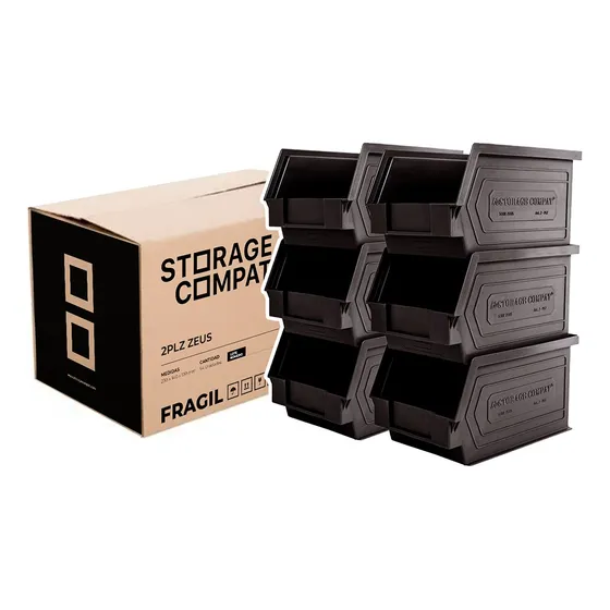 Kit 54 Gavetas Plásticas Apilables 23/20x14x13cm Organizador