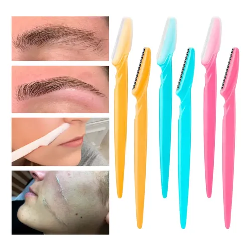 Night Eyebrow II 4個セット 6pcs Women's Eyebrow Folding Eyebrow Trimmers Multipurpose