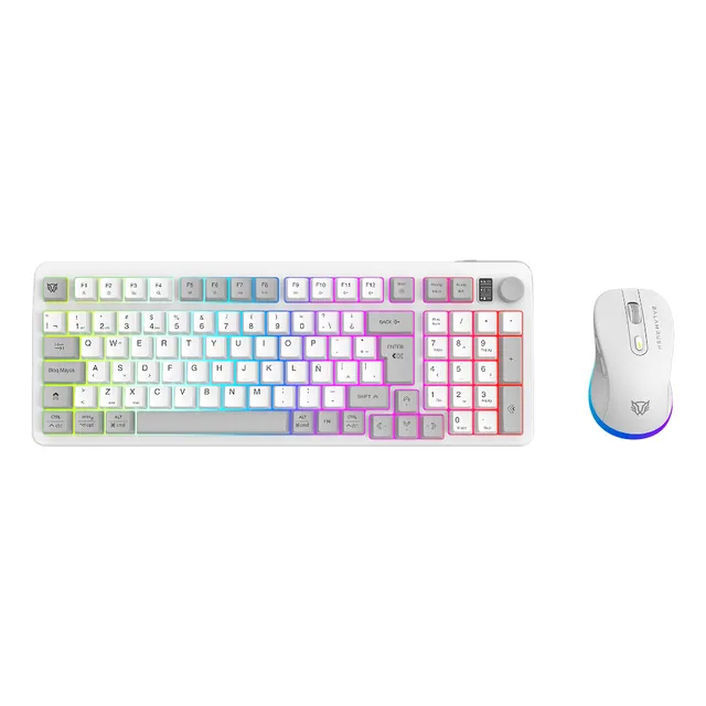 Kit Teclado Y Mouse Gamer Balam Rush Squad Pro Kg525 Rgb 85%