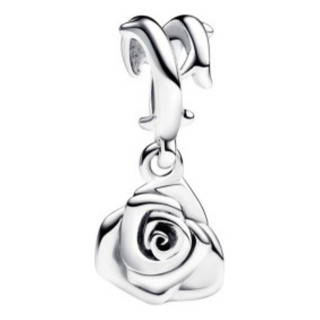Charm Colgante Rosa Floreciendo Charm Colgante Rosa Floreciendo