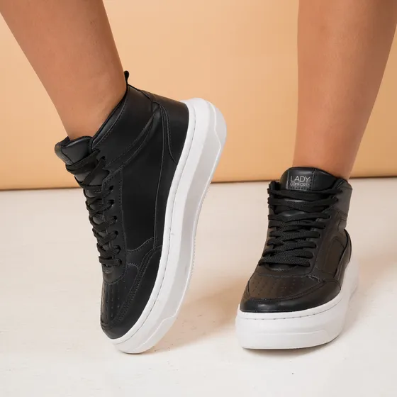 Zapatilla Botita Lady Comfort Mujer Urbanas Plataforma Moda