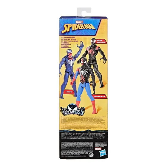 Figura De Acción Spiderman Titan Venomversus Miles Morales