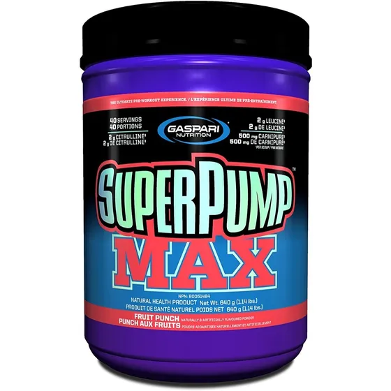 Pre Entreno Gaspari Super Pump Max 40 Servicios