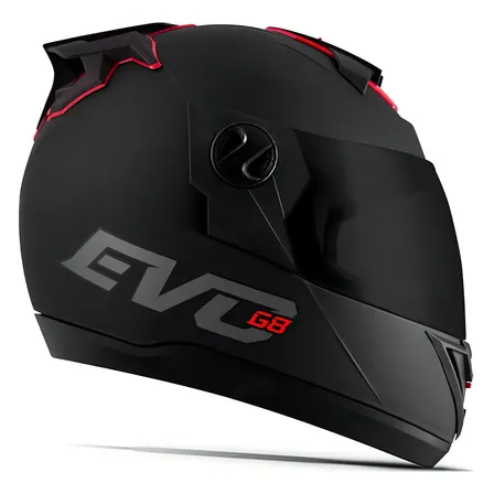 Capacete Para Moto Integral Pro Tork Evolution G8 Preto-fosco Tamanho 58