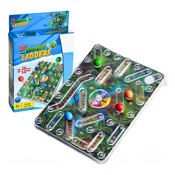 Juego De Mesa Escaleras Y Serpientes 3d