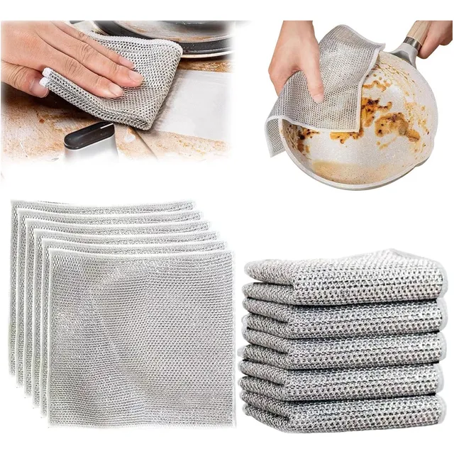 10 Trapos De Alambre Multiusos Para Lavar Platos