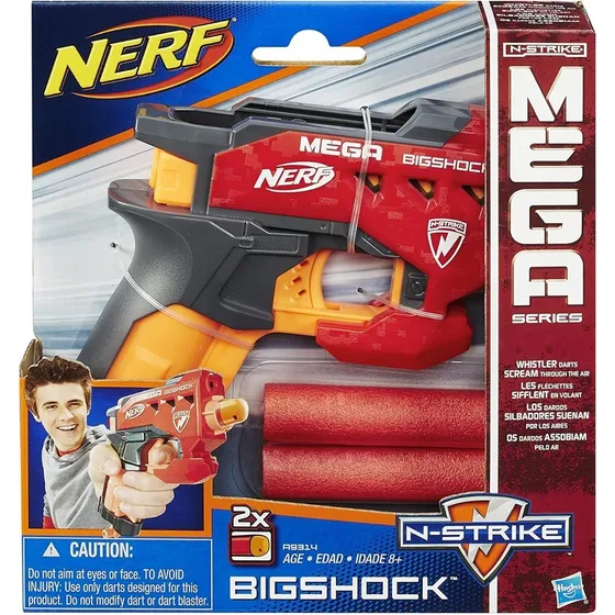 Pistola Nerf N-strike Mega Bigshock Blaster.
