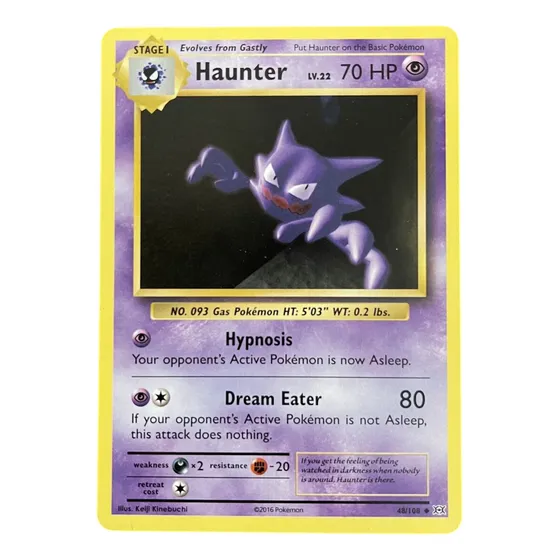 Cartas Pokemon Haunter Evolutions