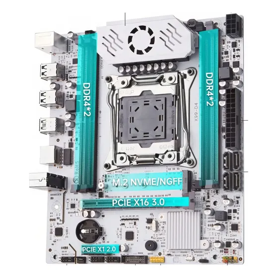 Combo Server  X99 + Xeon E5 2680 V3 (12c/24t) + 32 Ram Blanco
