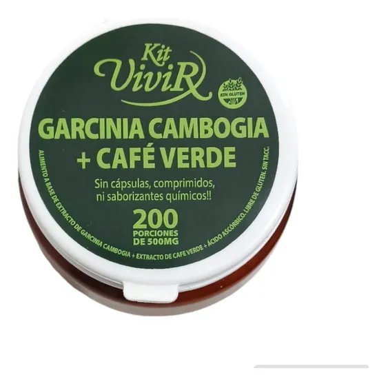 Garcinia Cambogia Cafe Verde Kit Vivir Adelgazante 200 Porci