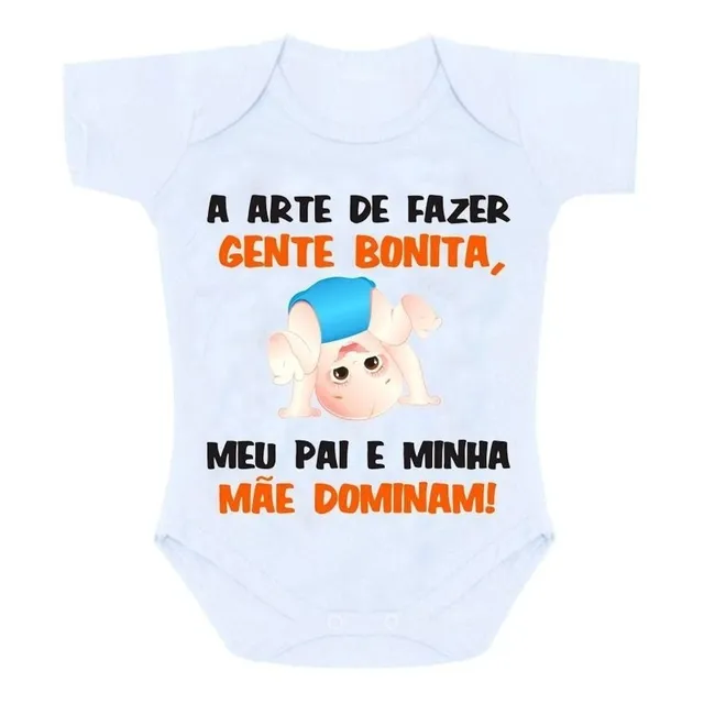Body Bebê Baby Estampado A Arte De Fazer Gente Bonita
