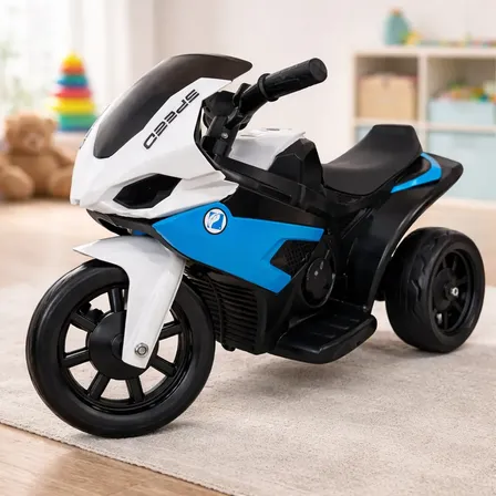 Moto Elétrica Infantil - Azul  Azul Bivolt