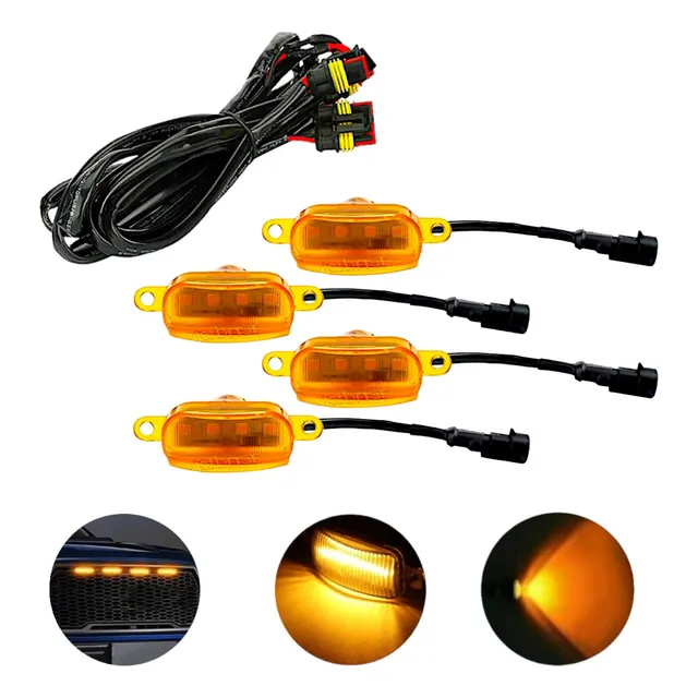 4luz Led 12v 2500k Grade F250 Ranger Hilux S10 Frontier Toro