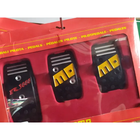 Kit Cubre Pedales De Lujo Negros Tuning Bajo Pedido Universa