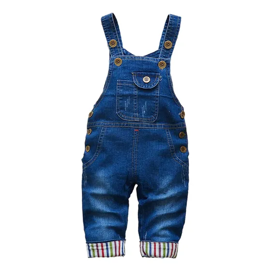 Ropa Overol Bebe Pantalon De Mezclilla Para Niño Y Niña