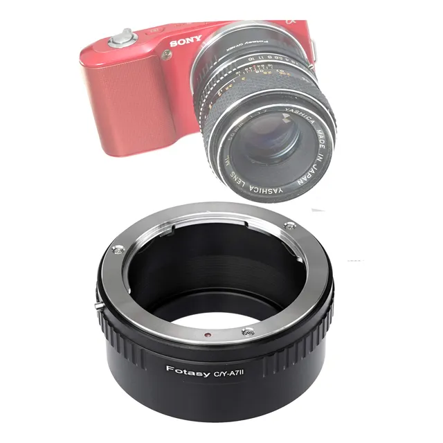 Adaptador De Lente Fotasy Cy Lens A Montura E Para Contax Ze