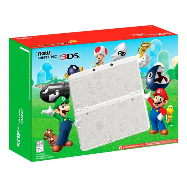 Nintendo New 3ds Edicion Especial Mario White Full Cib Nuevo