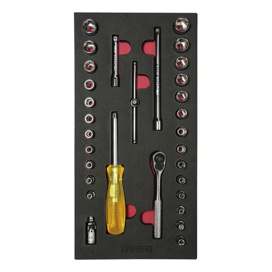 Juego De Dados Cortos Y Accesorios Cuadro 1/4 PuLG Surtek
