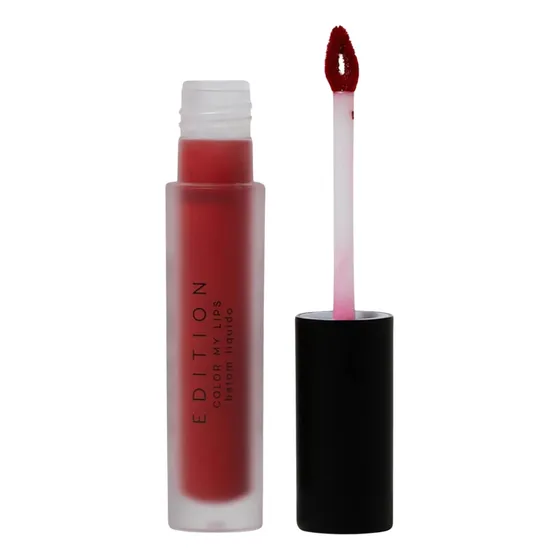 Batom Líquido Vermelho Matte Color My Lips Océane Edition 4g