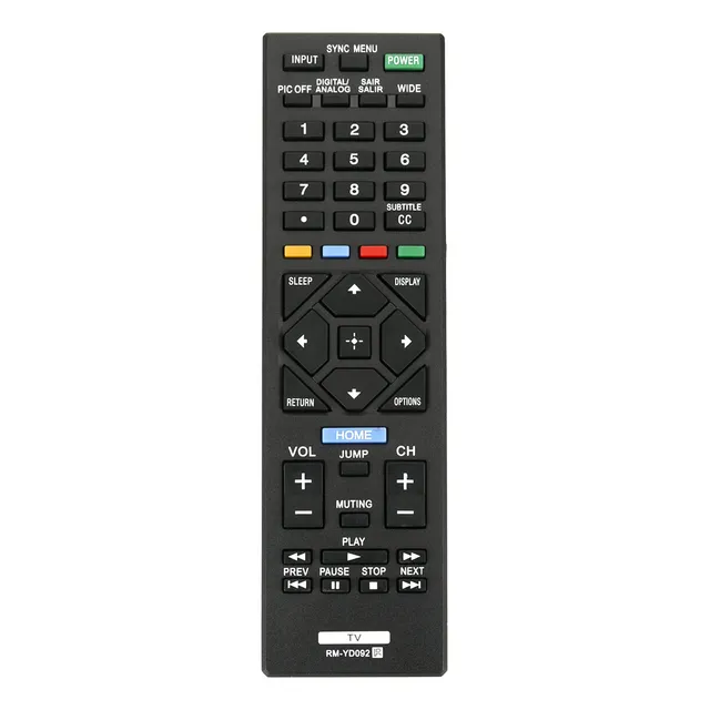Mando A Distancia De Repuesto Rm-yd092 Compatible Con Televisores Sony Kdl-24r400a Kdl-32r400a Kdl-32r300b Kdl-40r350b Kdl-40r380b Kdl-40r450 Kdl-40r450a Kdl-40r471a Kdl-46r450