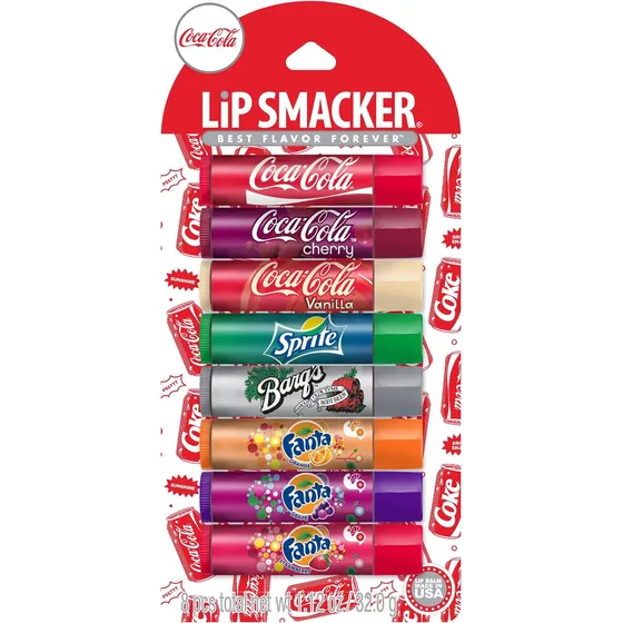 Lip Smacker Bálsamo Aromatizado De Coca-cola, 8 Unidades, S