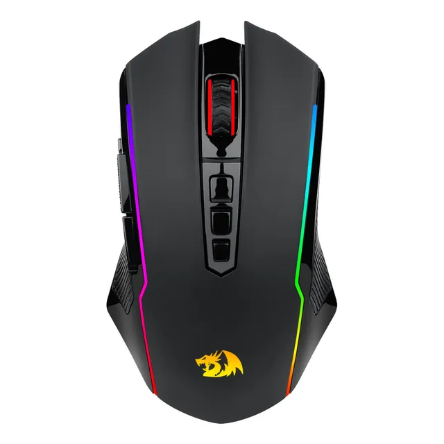 Ratón inalámbrico Redragon Nix Rgb, 10000 dpi, 1000 Hz, 9 botones M914
