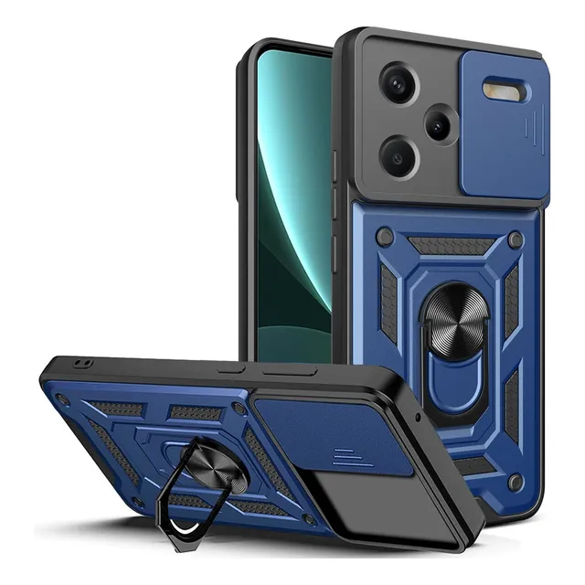 Funda Con Anillo Soporte Antigolpe Reforzada Para Xiaomi